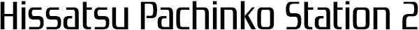 Hissatsu Pachinko Station 2 logo for Playstation